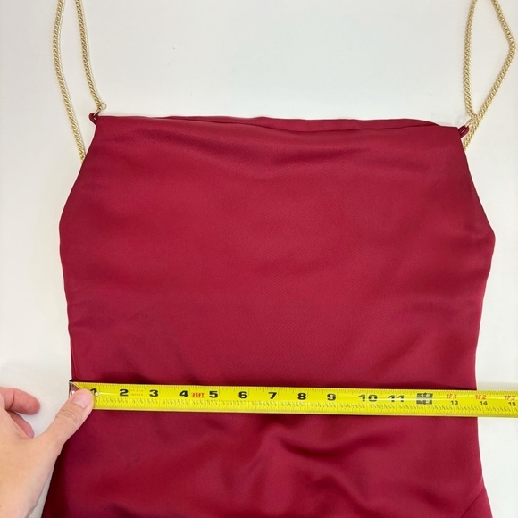 FLAWS NBD Alessi Gown in Burgundy Size XS - Picture 13 of 14